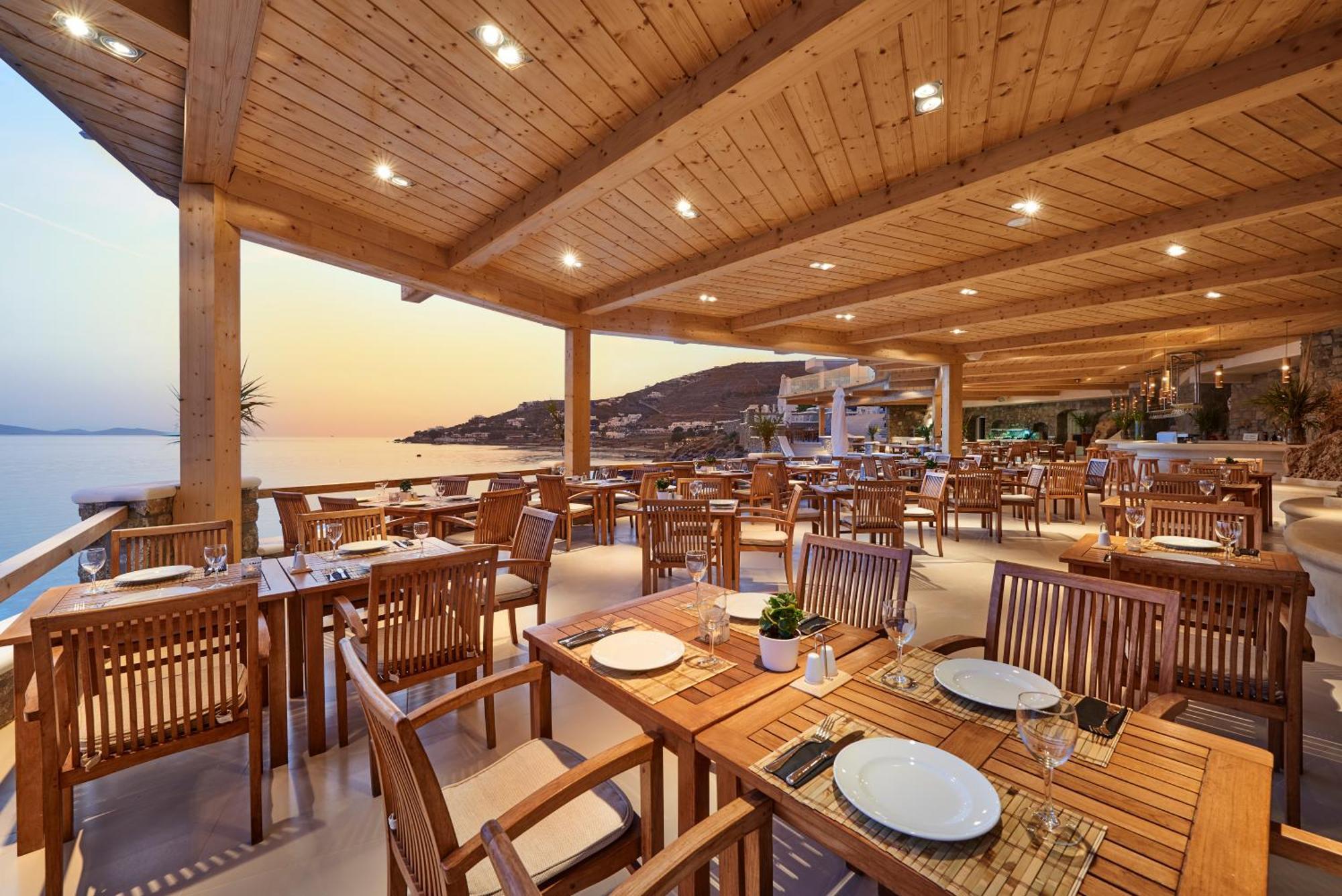 Saint John Hotel Villas & Spa Agios Ioannis Diakoftis Eksteriør billede Restaurant in Mykonos