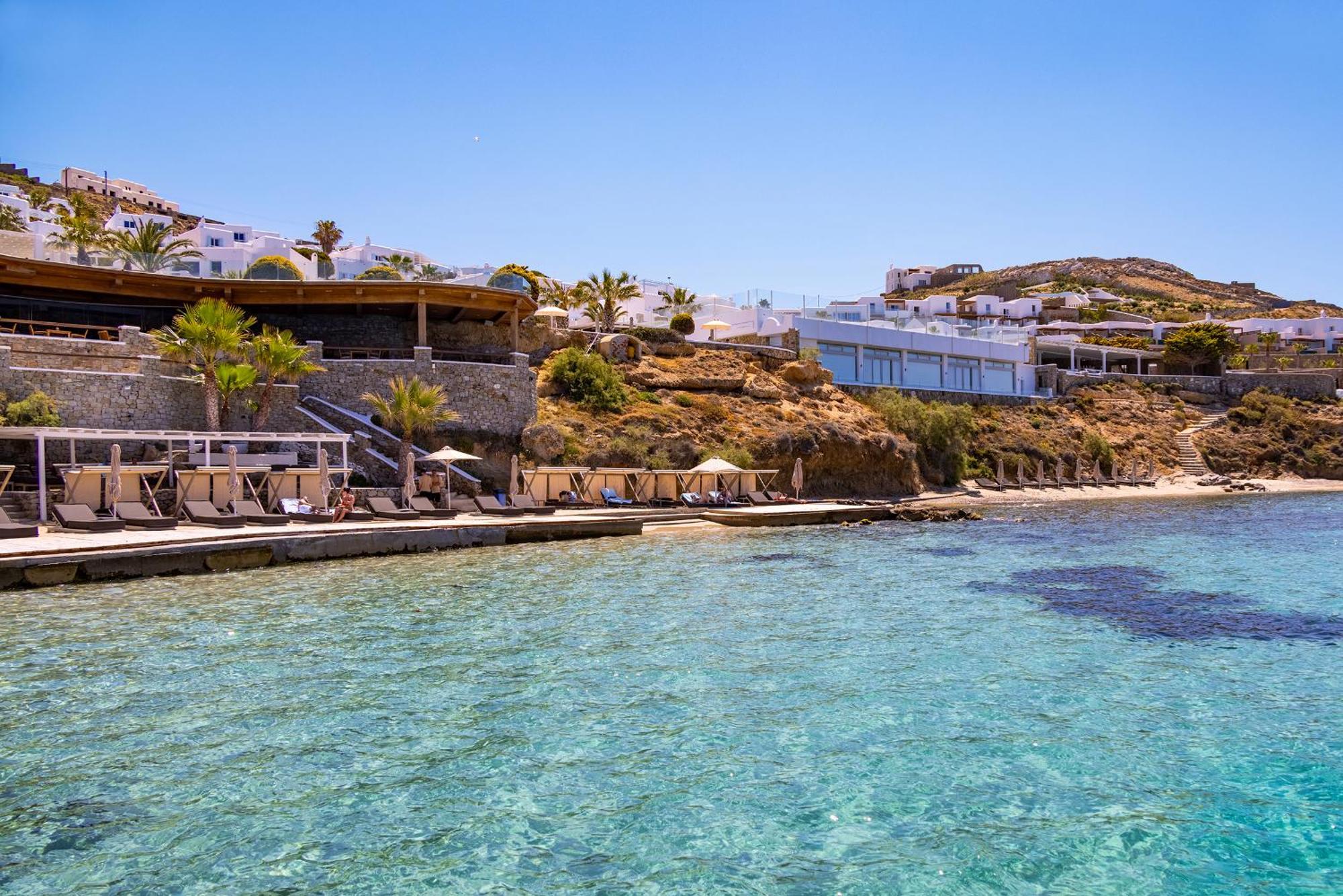 Saint John Hotel Villas & Spa Agios Ioannis Diakoftis Eksteriør billede Mykonos coastline
