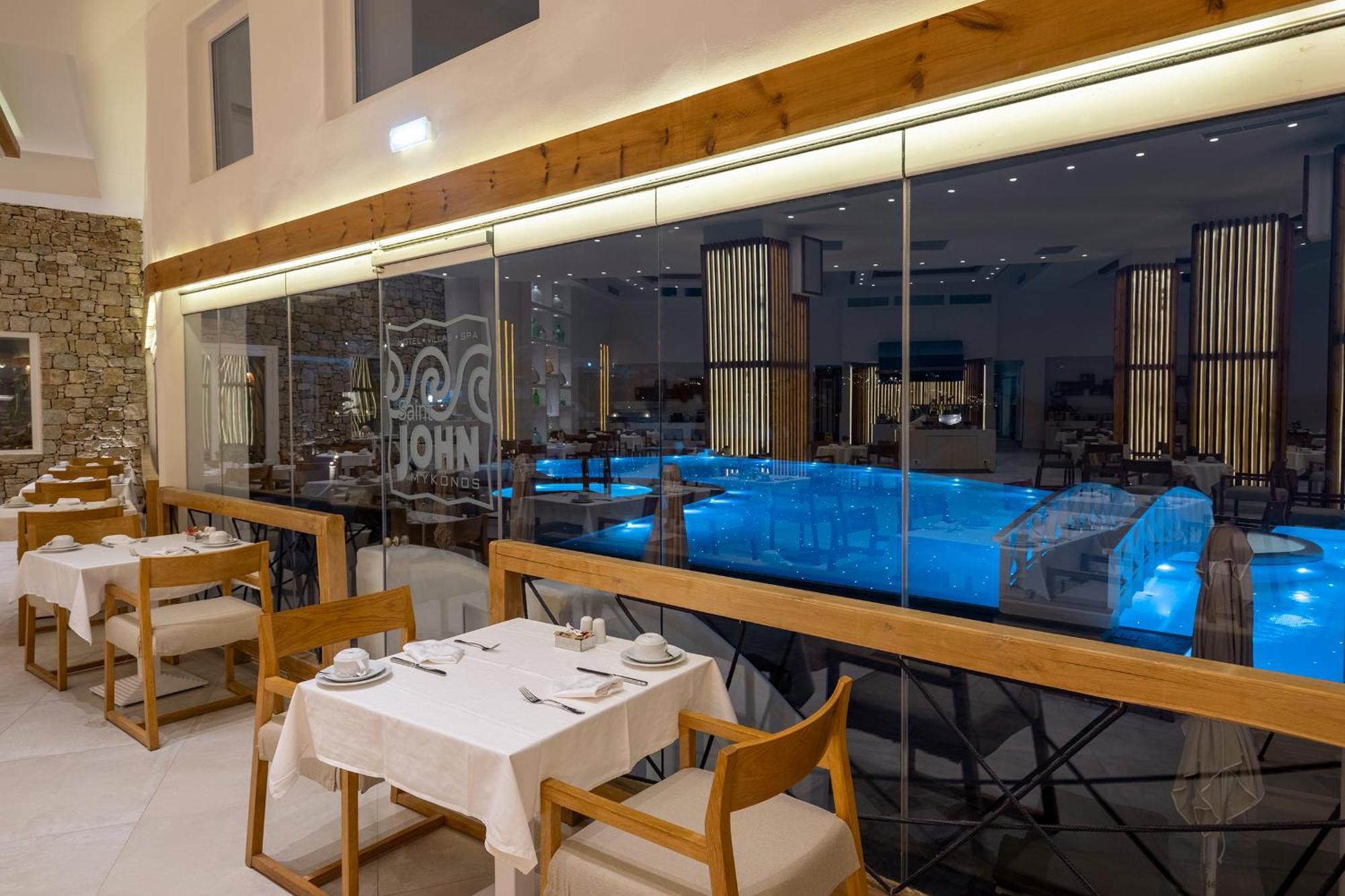 Saint John Hotel Villas & Spa Agios Ioannis Diakoftis Eksteriør billede The restaurant