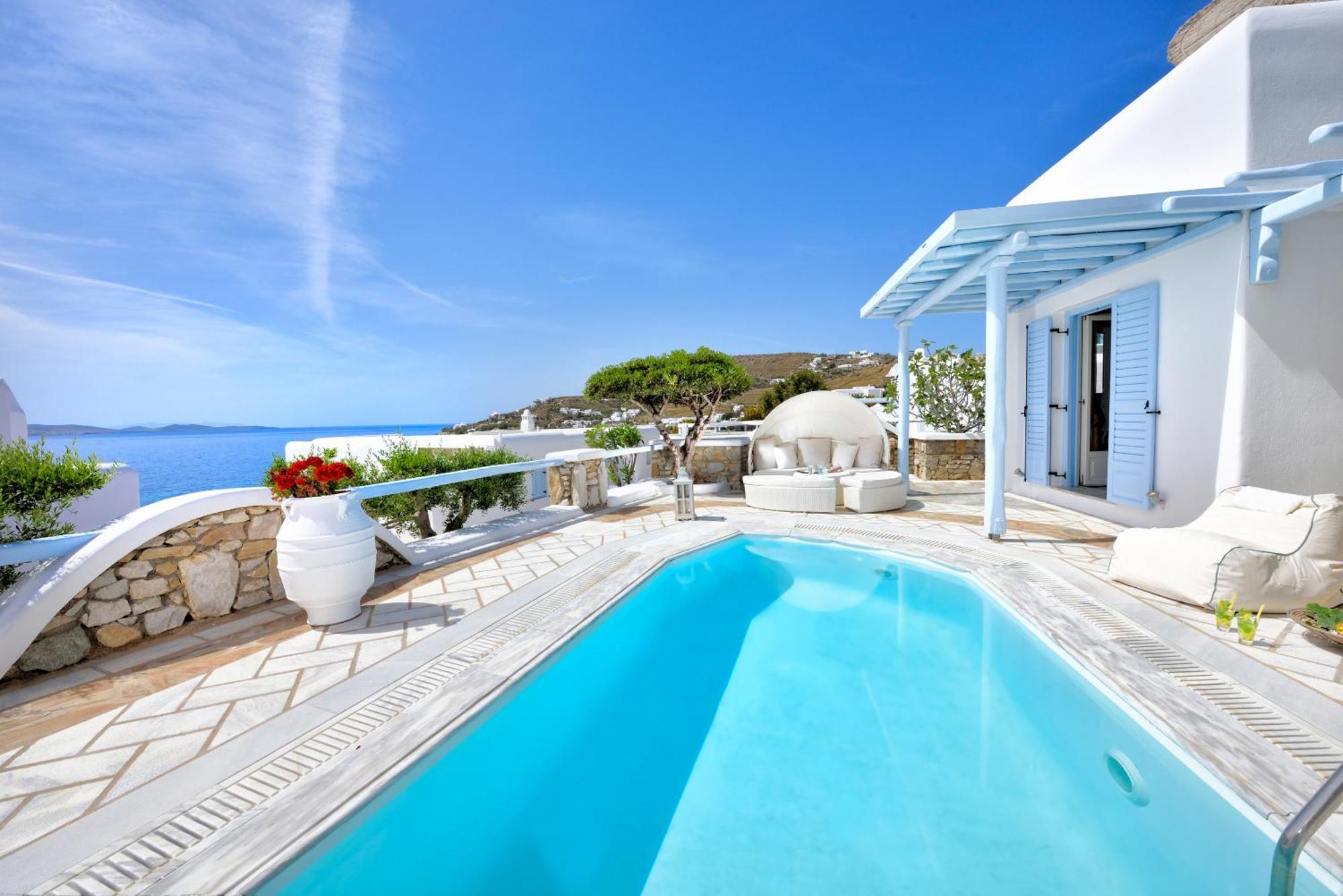 Saint John Hotel Villas & Spa Agios Ioannis Diakoftis Eksteriør billede A villa in Mykonos